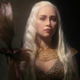 Daenerys Mother of Dragons Game of Thrones 1/1 Scale Bust by Infinity Studio